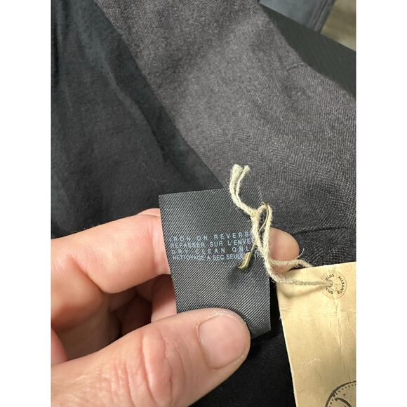 Allsaints Rile Jacket Wool Coat Button Front Preppy Size 44 NWOT - Picture 6 of 12